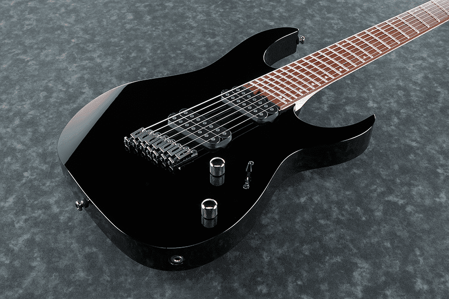 Guitarra Electrica Ibanez RGMS7-BK 7 CUERDAS 5