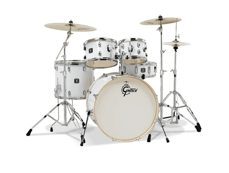 Bateria Gretsch Energy GE4E825W Blanca 5 Piezas