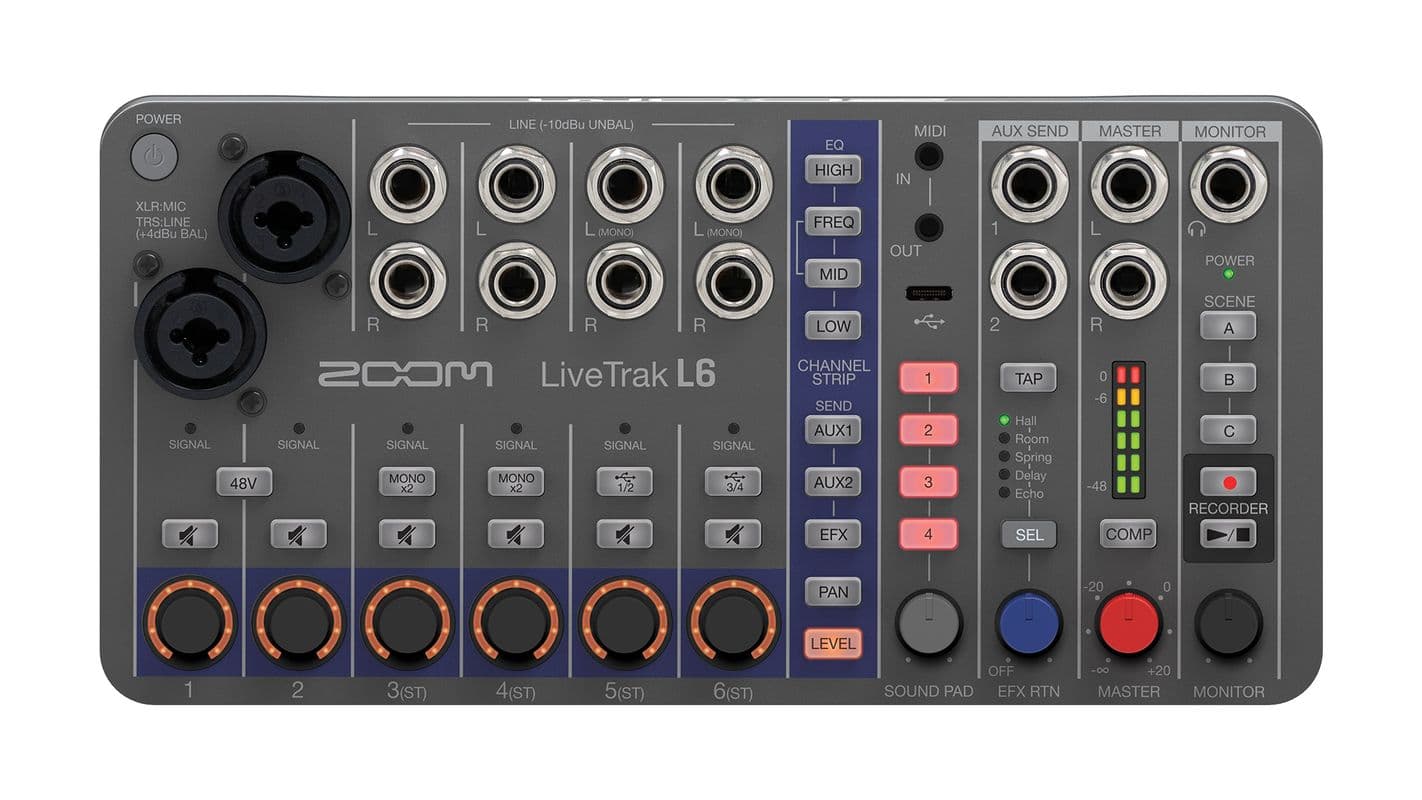 Grabadora Zoom Livetrak L6/100ja
