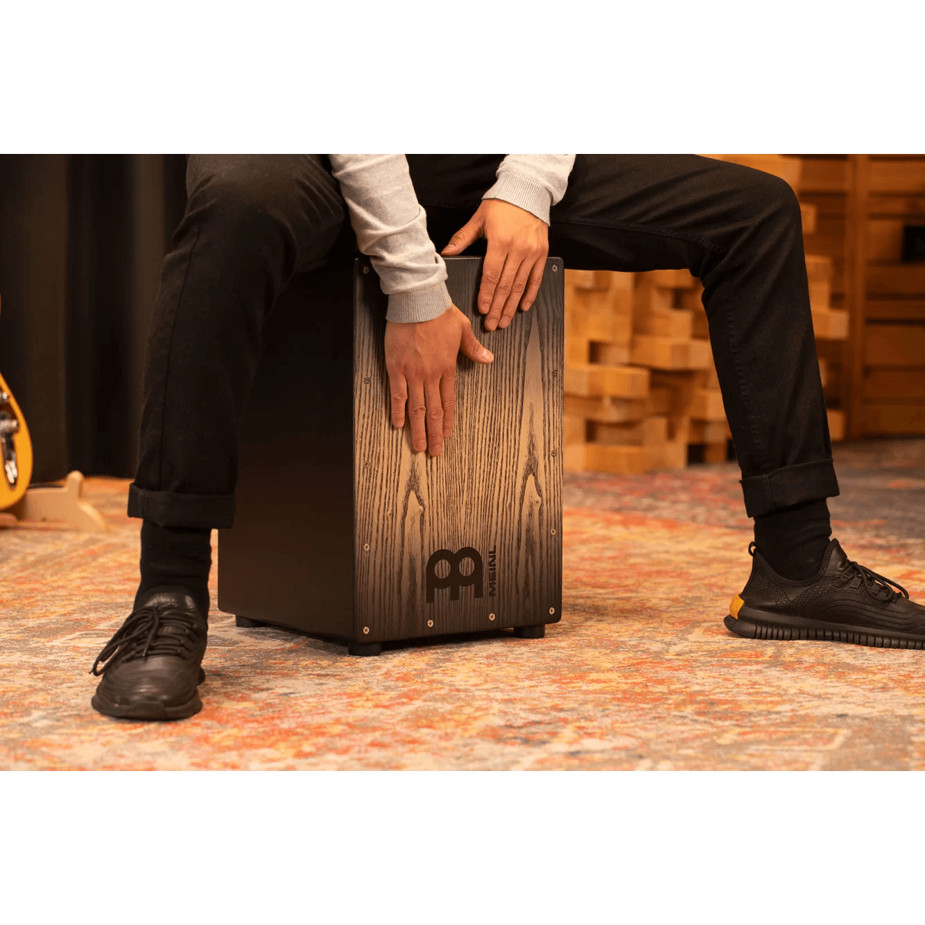 Cajon Meinl Mcaj100Bk-Cbf Charcoal Black 7