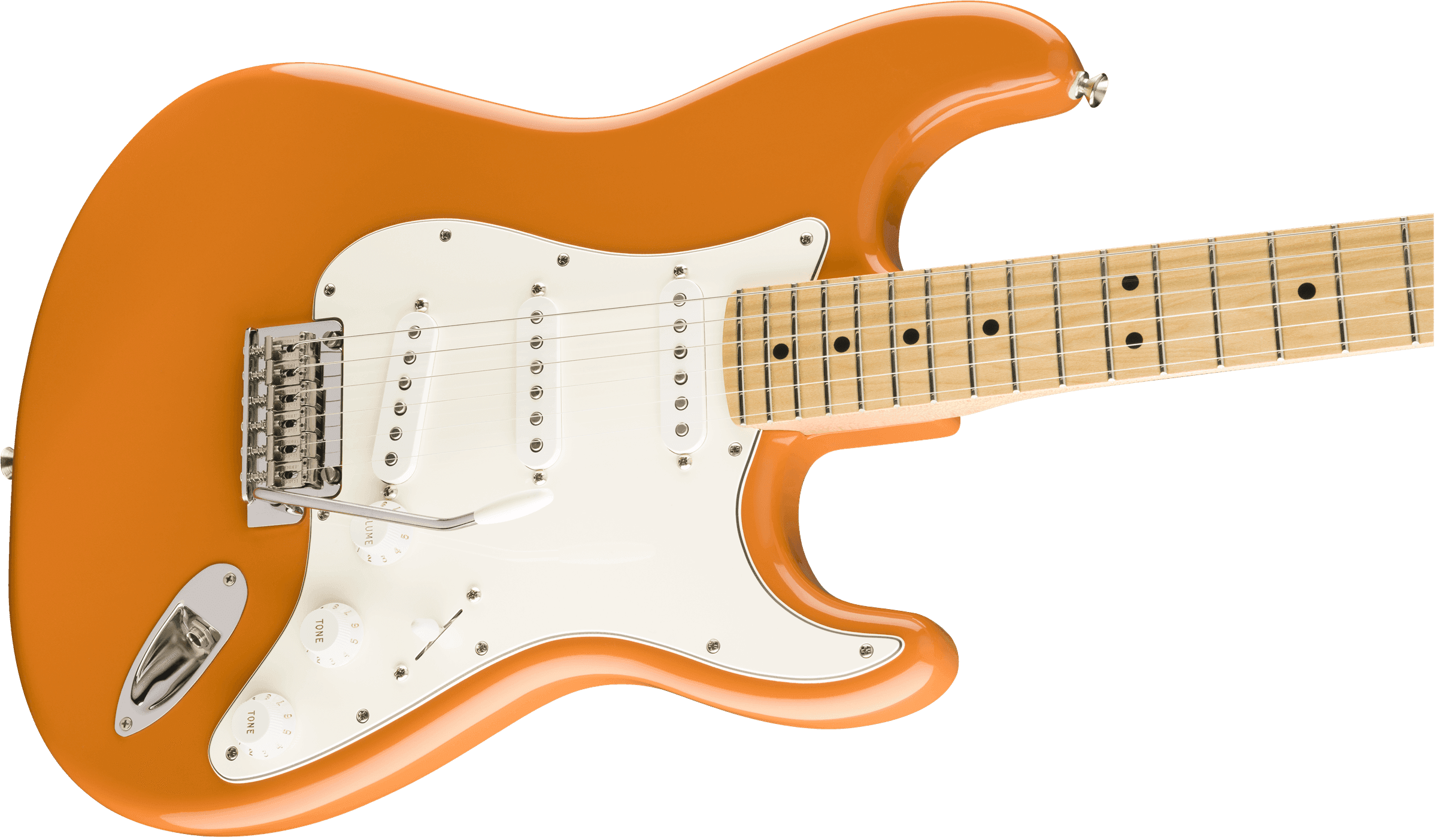 Guitarra Electrica Fender Player Stratocaster®, diapasón de arce, naranja capri 0144502582 4