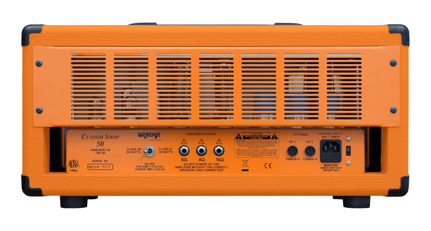 Amplificador Orange Custom Shop 50 Cabezote Para Guitarra Electrica 2