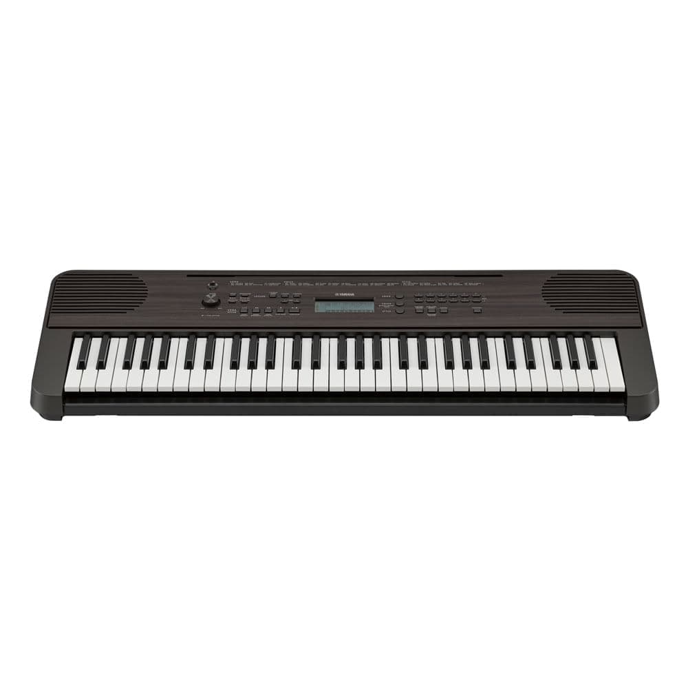 COMBO TECLADO PSR-E360 NOGAL CON ADAPTADOR + BASE K&M + FORRO