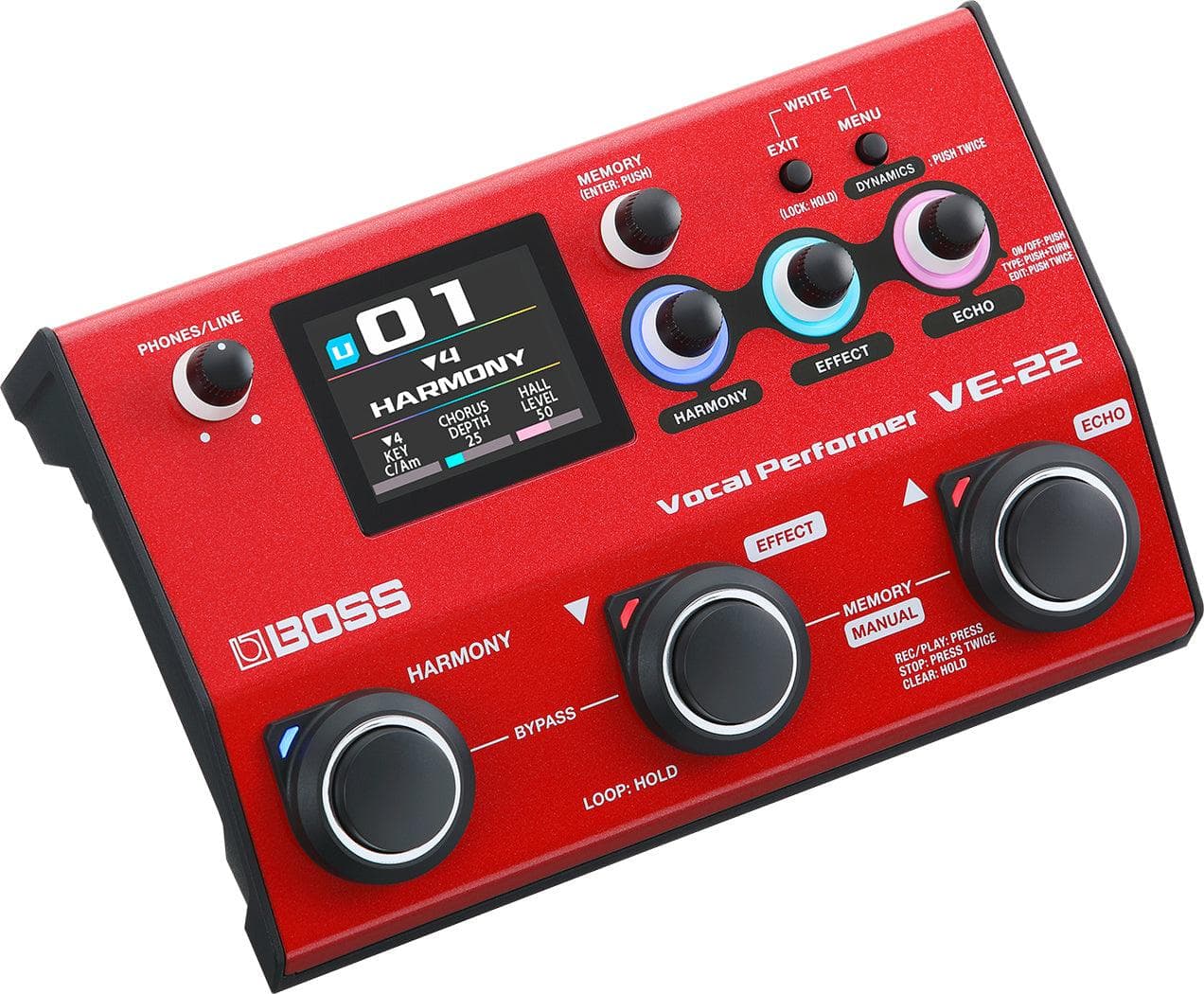 Procesador De Efectos Boss Ve-22 3