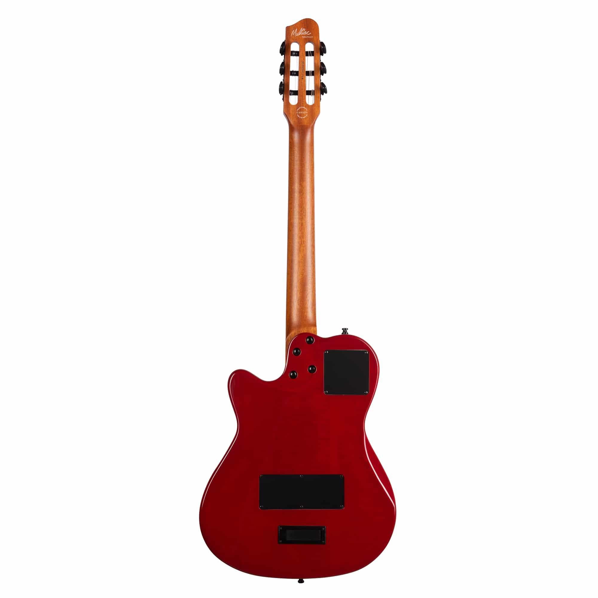 Guitarra Electroacustica Godin Multiac Aztek Red 052394 Con Estuche 3