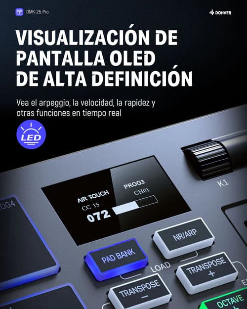 Controlador Donner Ec3360 Dmk-25 4