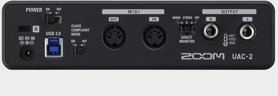 Interfaz Zoom Grabadora Uac-2/gl 3