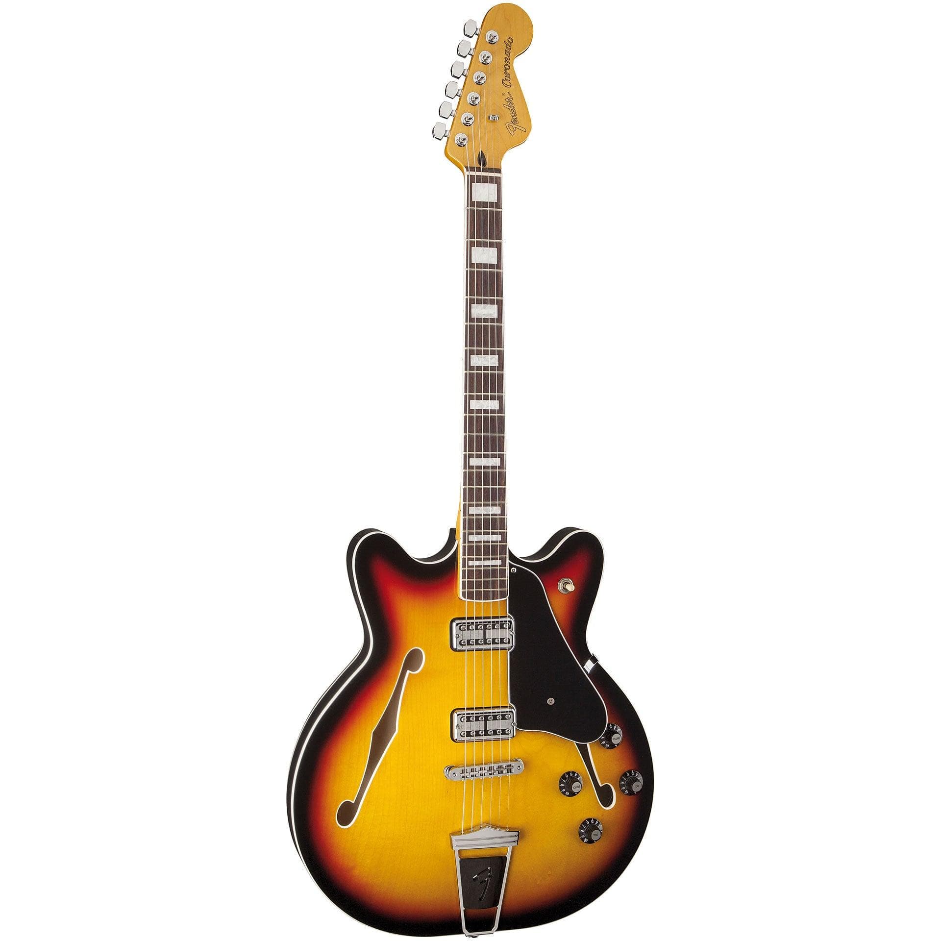 Guitarra Electrica Fender Coronado Guitar, Rosewood Fingerboard, Black 2