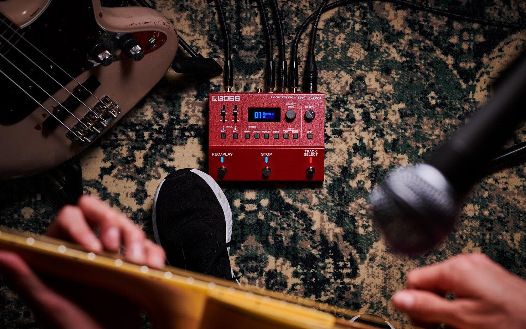 Pedal Boss Guitarra Electrica Rc-500 Loop Station 4