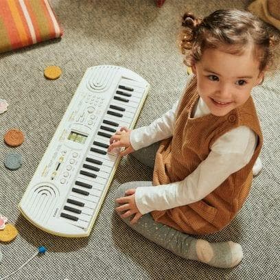 Teclado Casio Sa-80h2 Con Adaptador 2