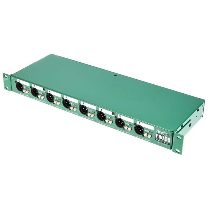 CAJA DIRECTA RADIAL PROD8 DE 8 CANALES RACK