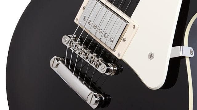 Guitarra Electrica Epiphone Les Paul Ens-Mgch1 Standard Met. Gld Ch Hdwe 3