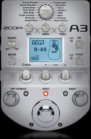 Procesador De Efectos Zoom A3gl Guitarra Acustica 5