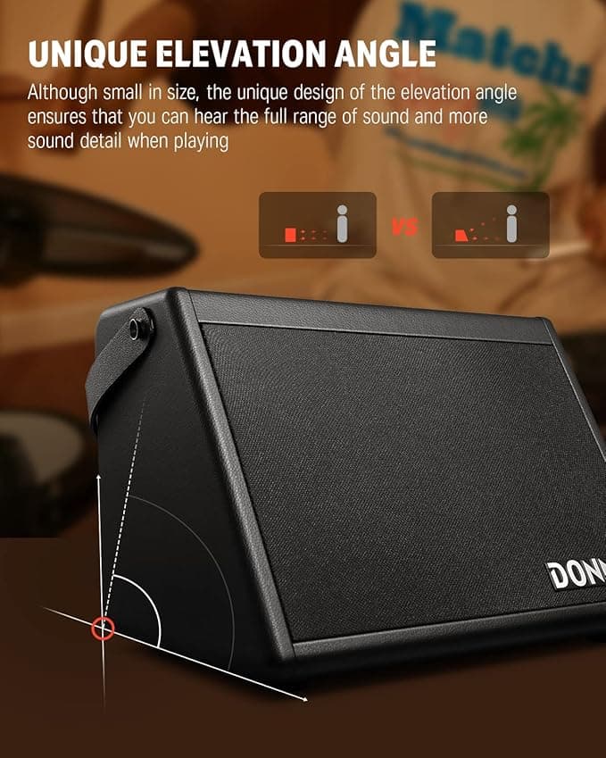 Amplificador Donner Ec1732 Dda-20 Para Bateria Electronica 3