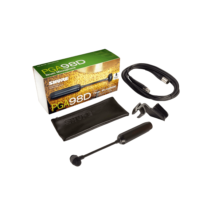 MIC SHURE PGA98D-XLR PARA BATERIA CONDENSADOR