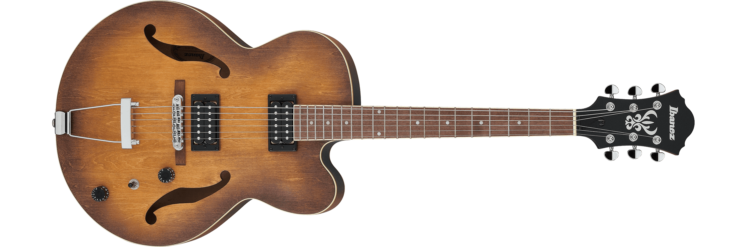Guitarra Electrica Ibanez Hollow Body Af55-tobacco Flat