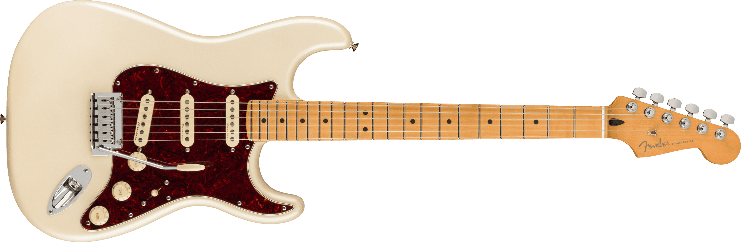 Guitarra Electrica Fender Player Plus Stratocaster®, Maple Fingerboard, Olympic Pearl 0147312323