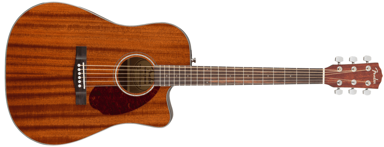 Guitarra Electroacustica Fender CD-140SCE Dreadnought, Walnut Fingerboard, All-Mahogany w/Case 0970213322