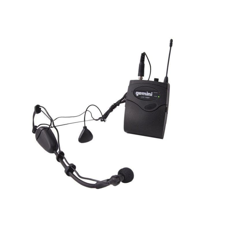 Microfono Gemini Uhf-01hl-f4 Inalambrico 2