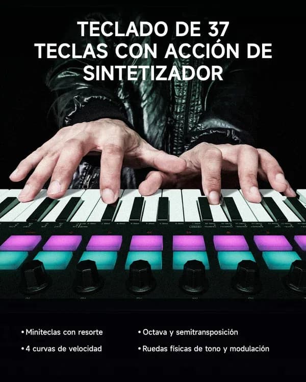 Controlador Donner EC7177 Starrykey-37 6