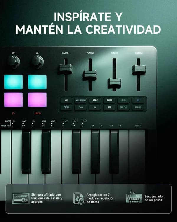Controlador Donner EC7177 Starrykey-37 8