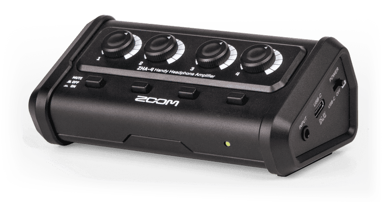 Amplificador Zoom De Audifonos Zha-4 4 Canales