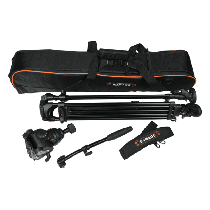 KIT TRIPODE EG08A2 8KG E-IMAGE ALUMINIO 3