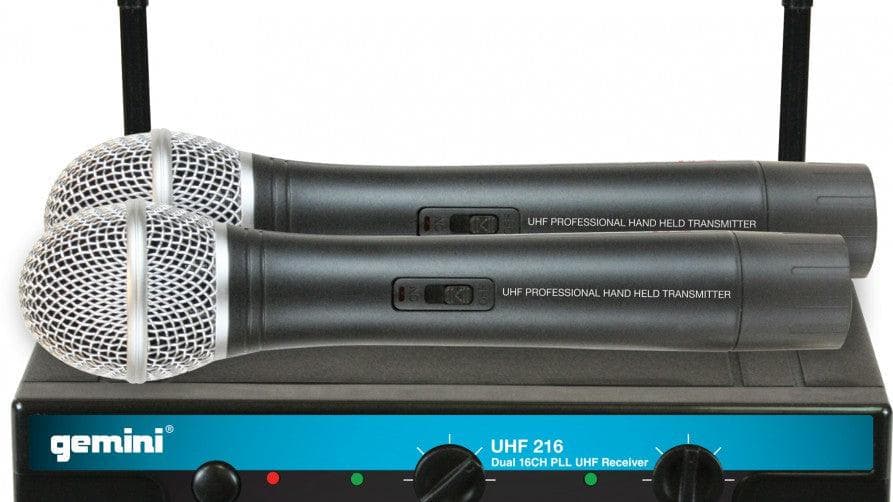 Microfono Gemini Uhf-216M Inalambrico 4