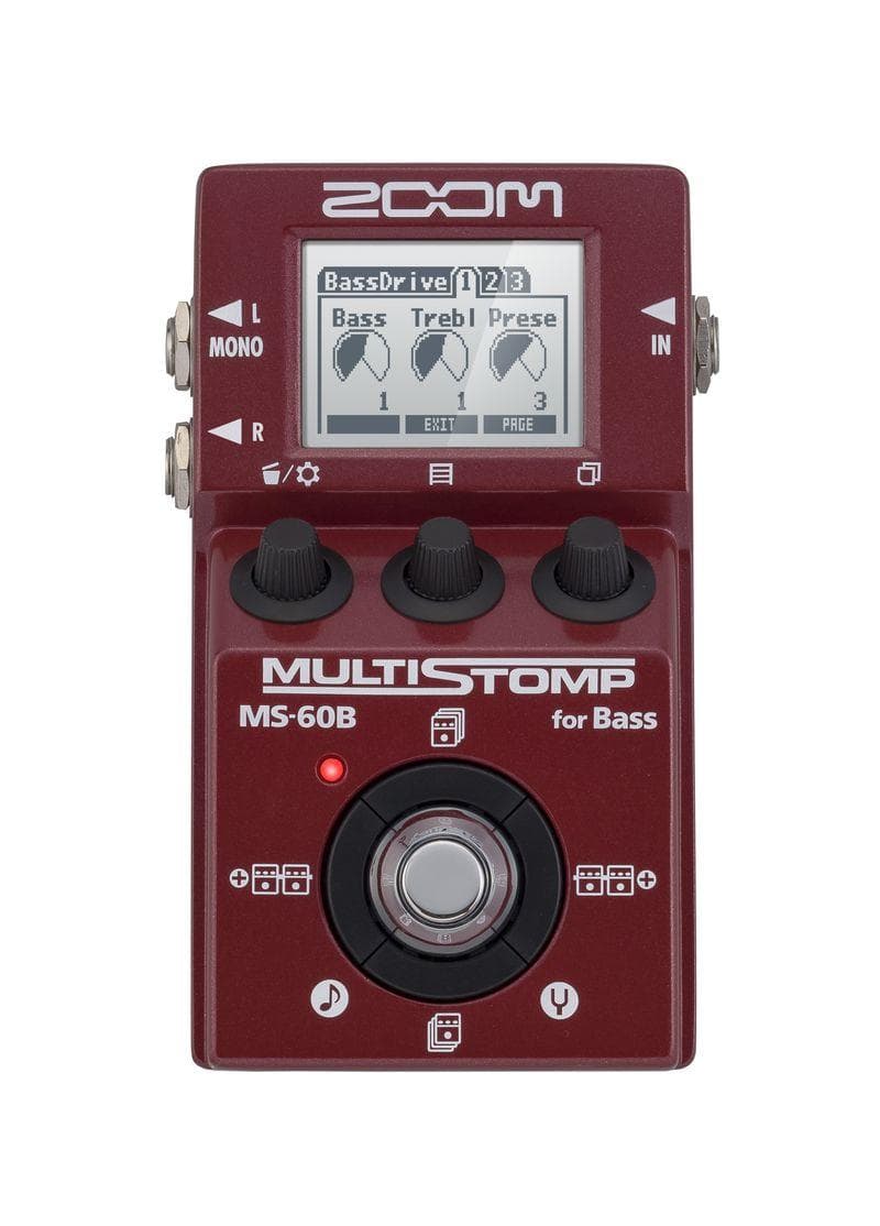 Pedal Zoom Ms-60b/gl Multi Stomp Bajo