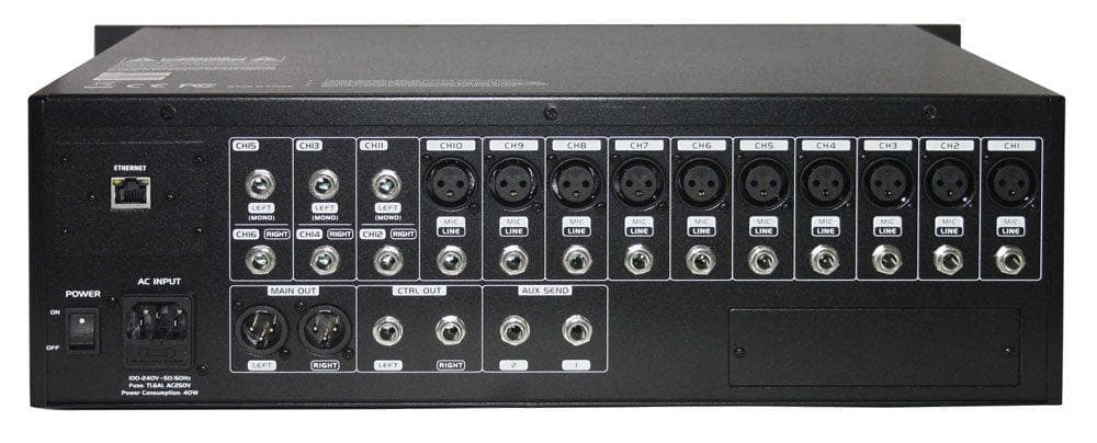 Mezclador Digital En Rack Mixer Topp Pro Dr16.4 3