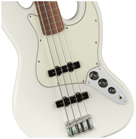 Bajo Electrico Fender Player Jazz Bass® sin trastes, diapasón de Pau Ferro, blanco polar0149933515 Fretless 2