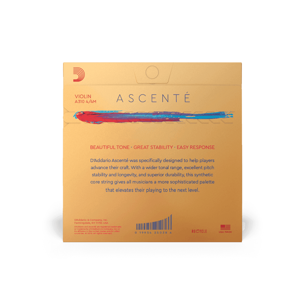 Encordado D Addario Ascente Violin A310 4/4 M 2