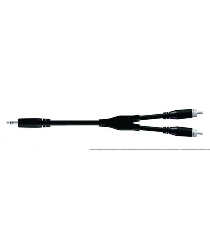 EXTENSIÓN BULK540LU3 DE 3 MTS DE 3.5 A 2 RCA MACHOS. 1