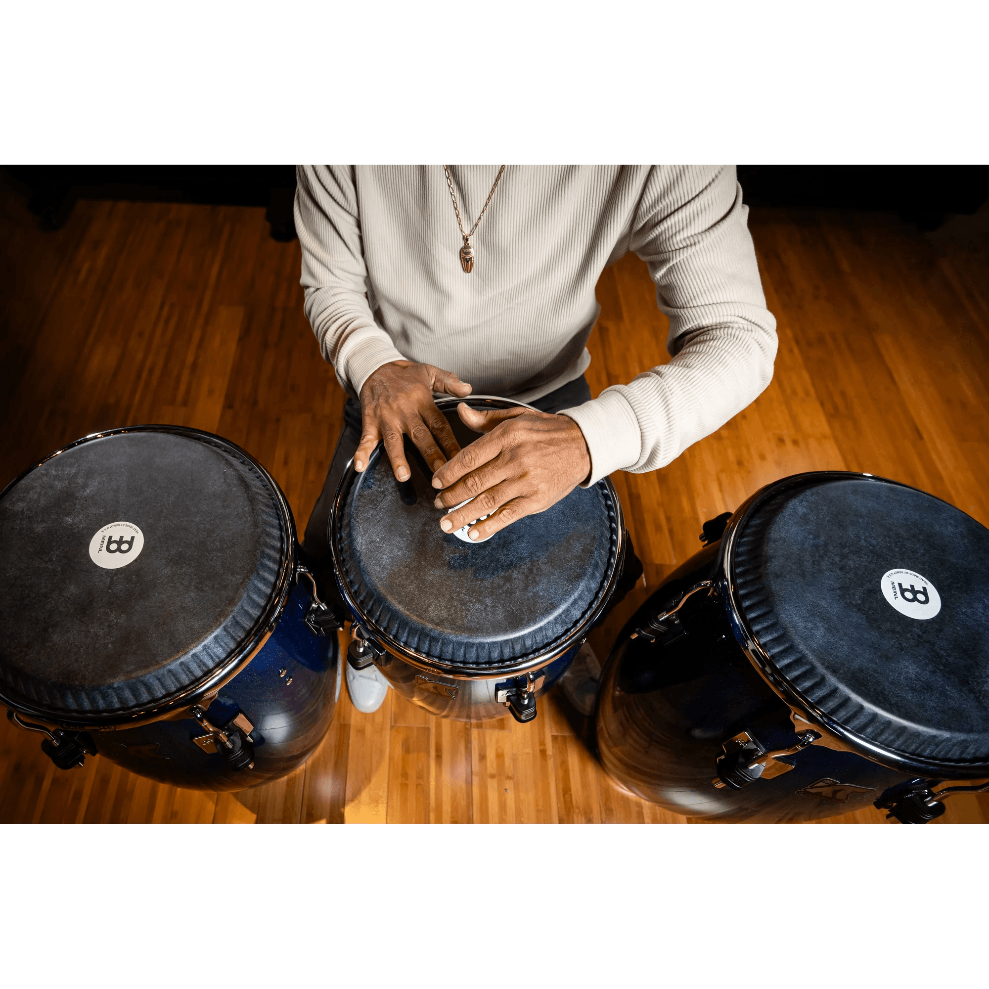 Tumbadora Meinl Wkt1212Bw 12 1/2 Kachiro Thompson Blue Wave 3