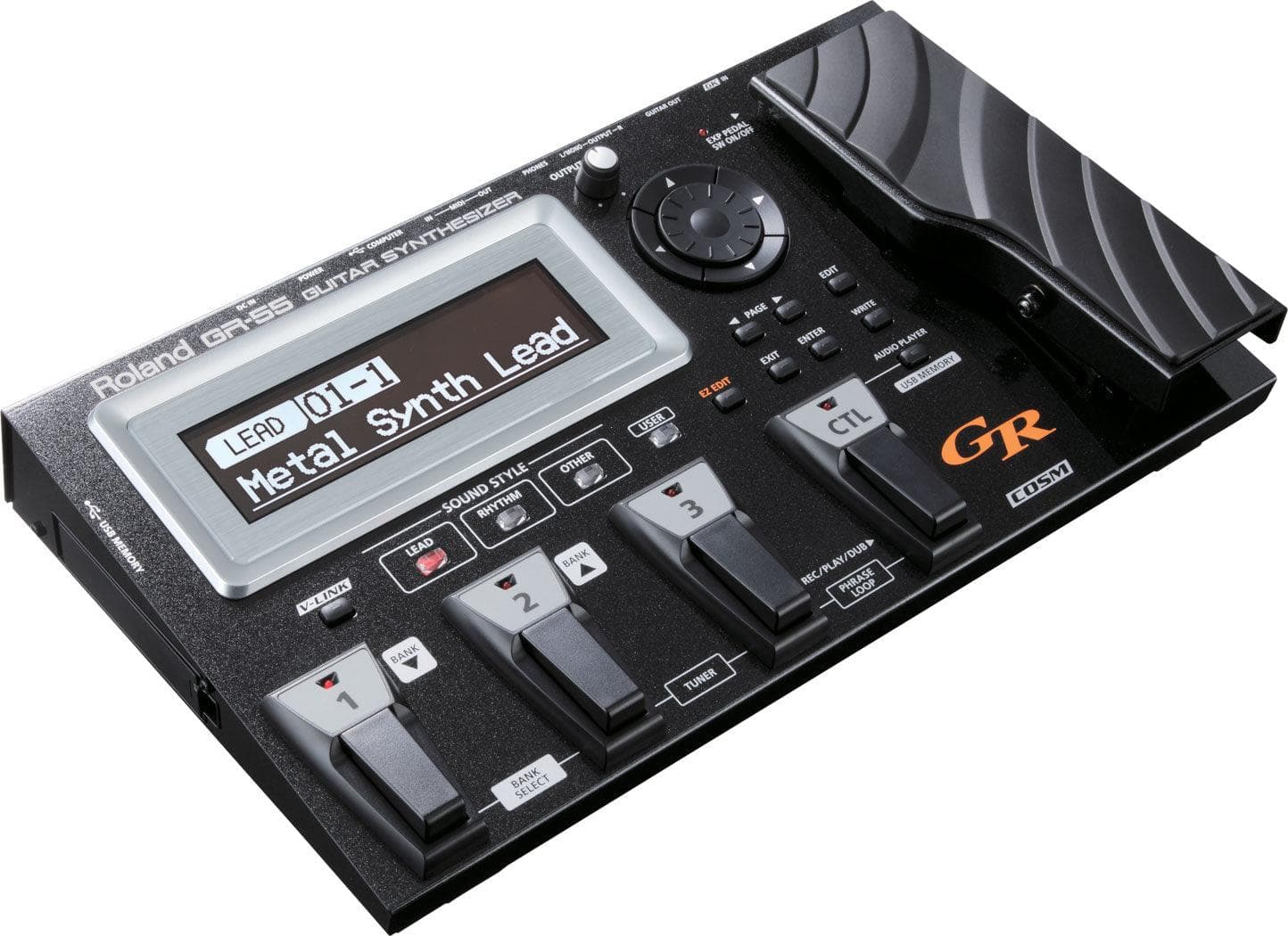 Pedal Sintetizador Roland Gr-55S-Bk