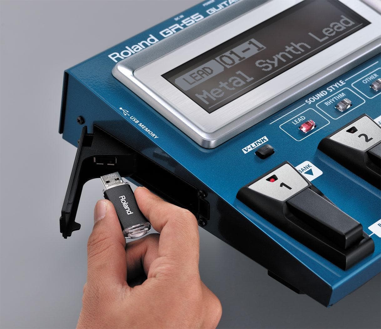 Pedal Sintetizador Roland Gr-55S-Bk 2
