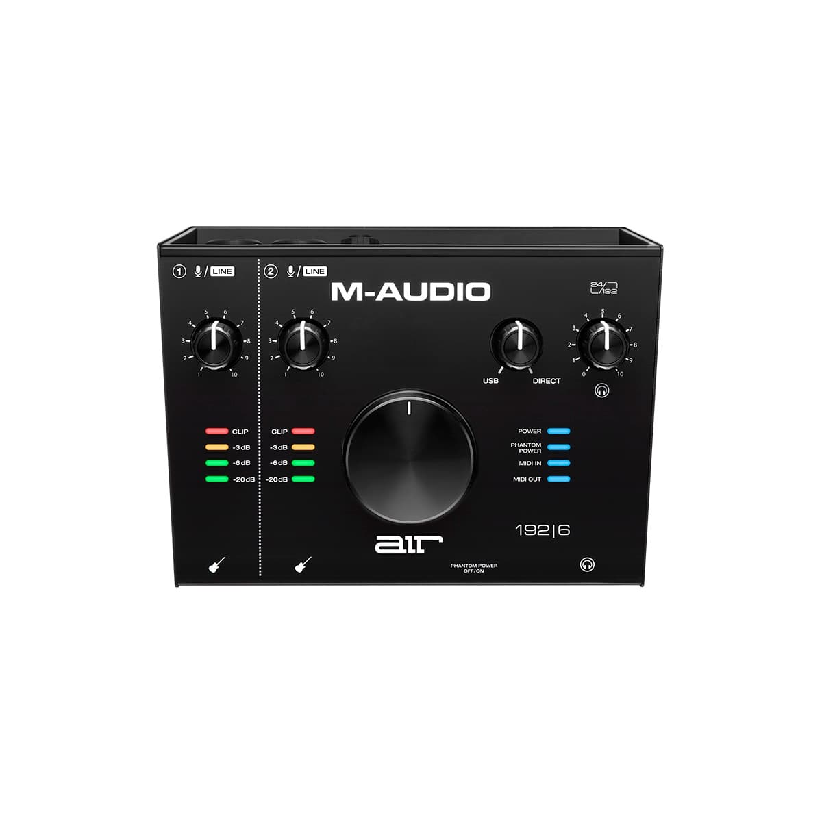 INTERFAZ DE AUDIO M-AUDIO AIR192X6 USBC DE 2 ENTRADAS 2 SALIDAS 24/192