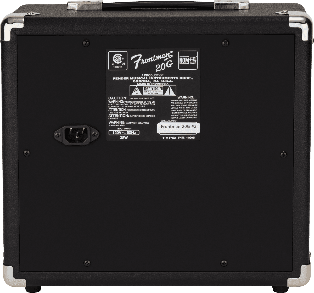 Amplificador Fender Frontman 20g 2311500000 Para Guitarra Electrica 2
