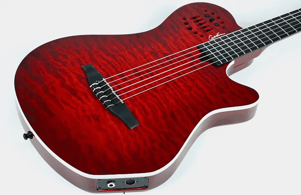 Guitarra Electroacustica Godin G C Quilted 048403 Estuche 3