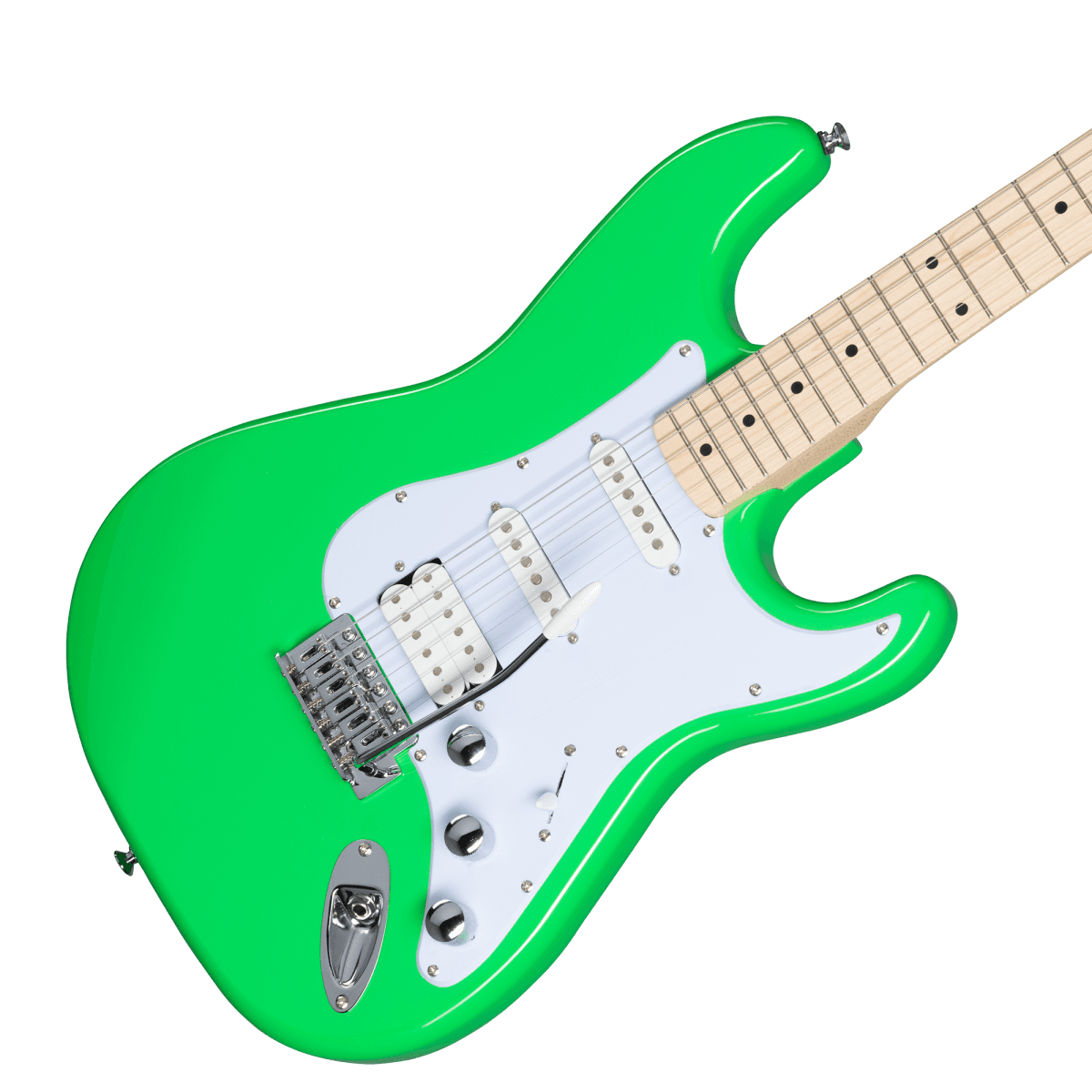 Guitarra Electrica Kramer Focus Kf21ngct1 Vt-211s Verde Neon 3
