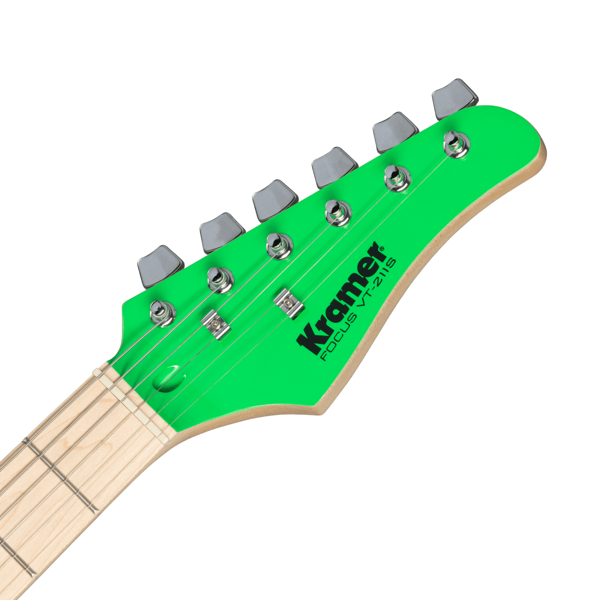Guitarra Electrica Kramer Focus Kf21ngct1 Vt-211s Verde Neon 4