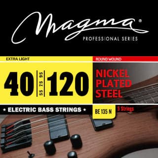 Encordado Magma Bajo Be135n 5 Cuerdas