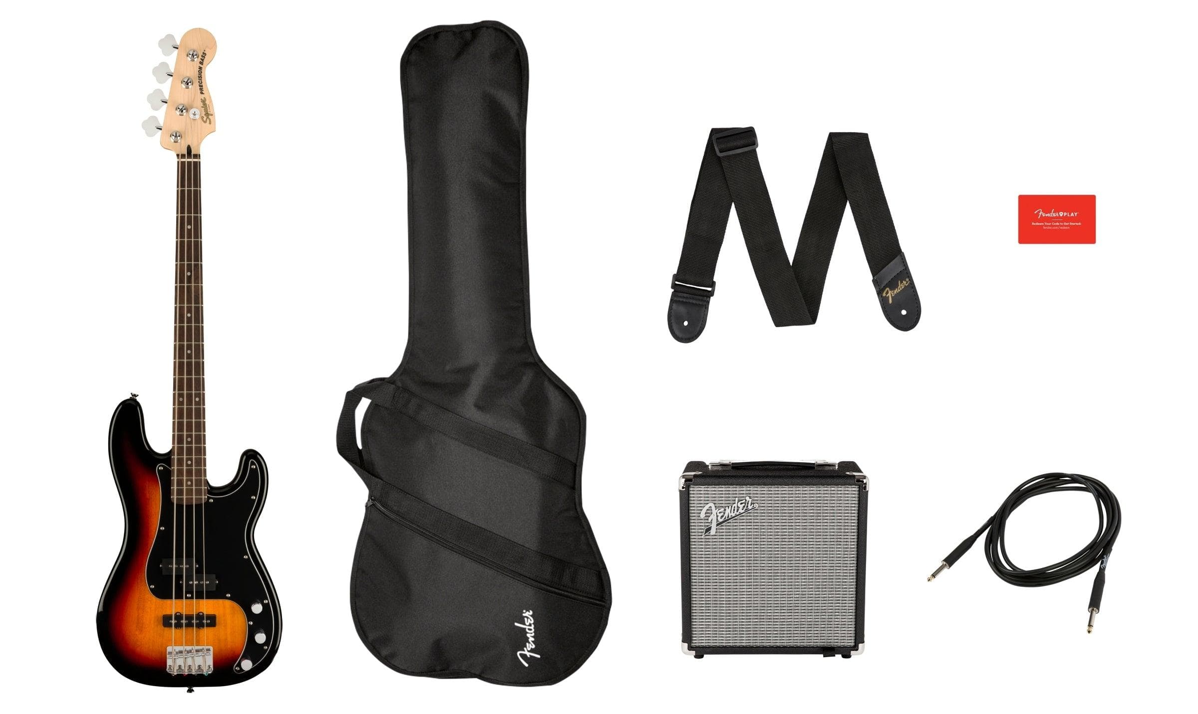 Bajo Electrico Fender Pk Pj Lrl 3ts R15 0372980000 Kit