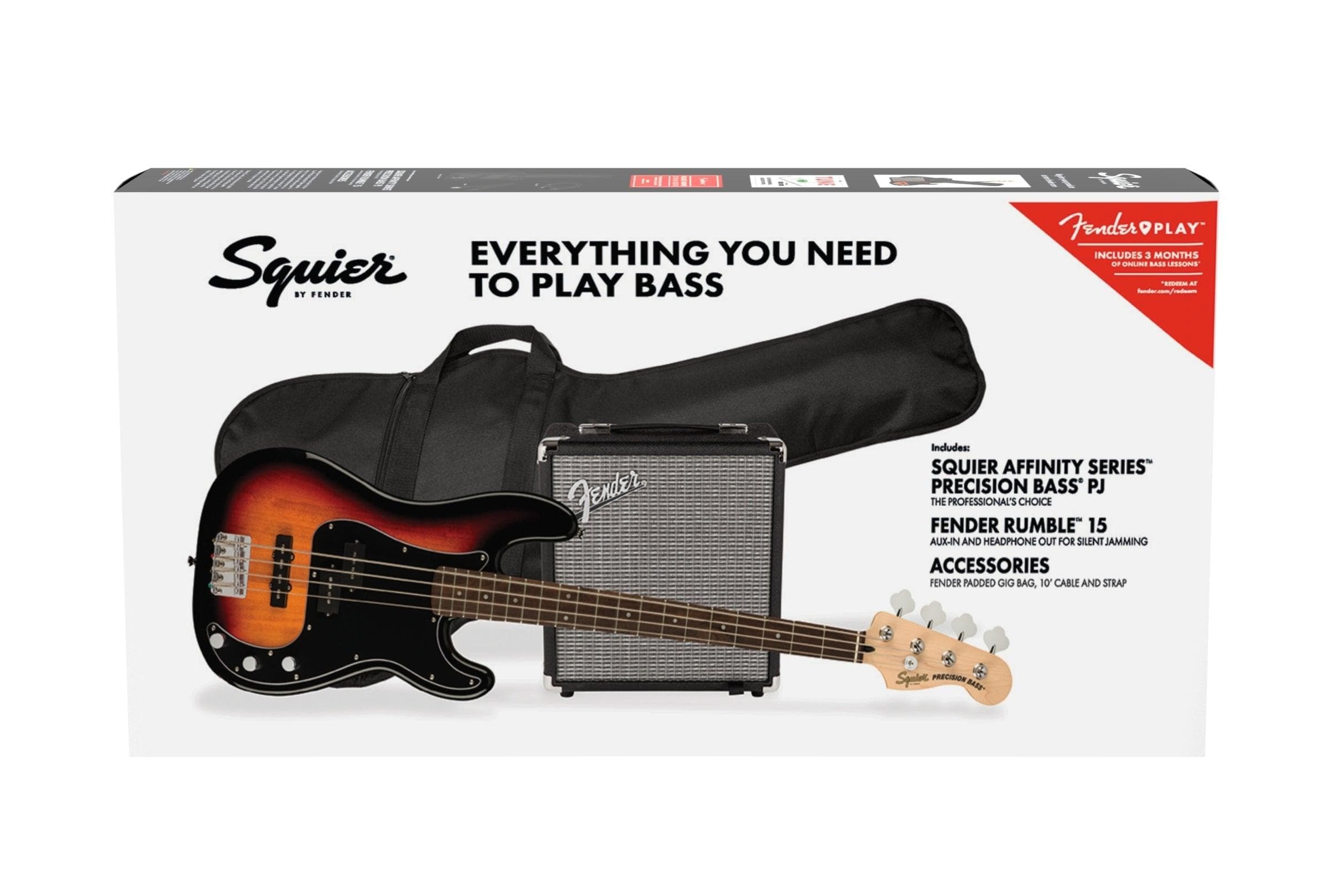 Bajo Electrico Fender Pk Pj Lrl 3ts R15 0372980000 Kit 2