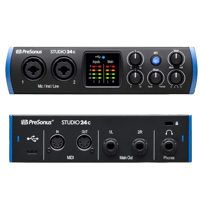INTERFAZ DE AUDIO USB-C PRESONUS STUDIO24C
