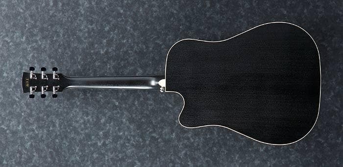 Guitarra Electroacustica Ibanez Art Wood Aw84ce-weathered Black Open Pore 5