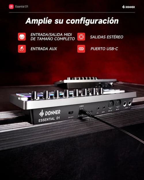 Caja De Ritmos Donner Ec6683 Essential D1 5