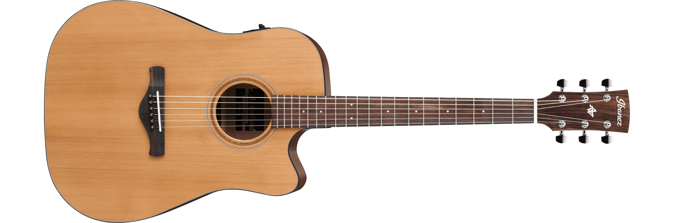 Guitarra Electroacustica Ibanez Art Wood Aw65Ece-Natural Low Gloss