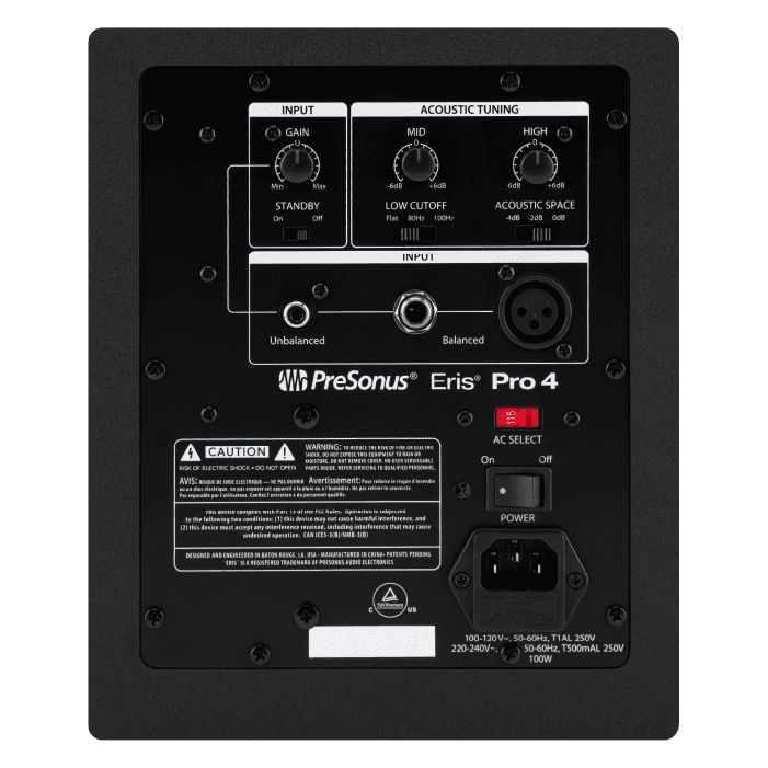 MONITOR DE ESTUDIO COAXIAL ACTIVO PRESONUS ERIS PRO 4 3