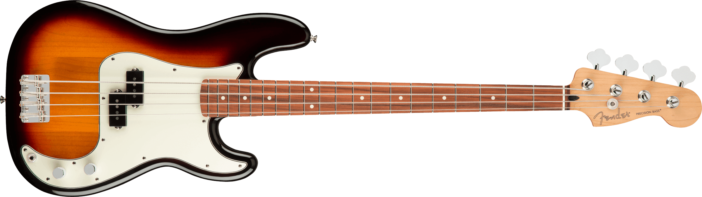 Bajo Electrico Fender Player Precision Bass®, diapasón de Pau Ferro, Sunburst de 3 colores 0149803500